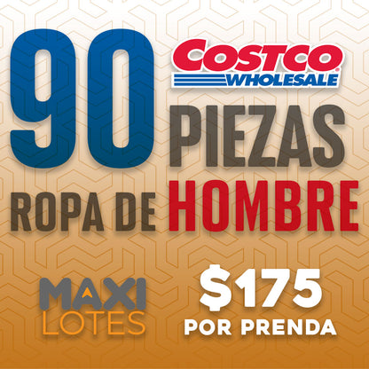 Lote de Ropa Costco Hombres - 90 piezas