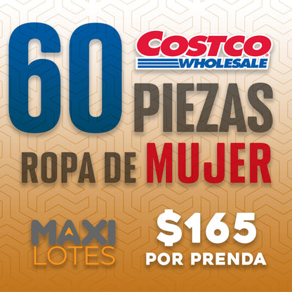 Lote de Ropa Costco Mujeres - 60 piezas